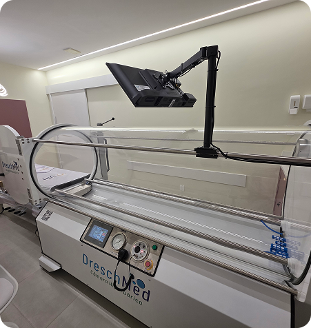 Camara de oxigenoterapia hiperbárica